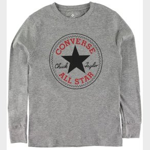 Converse Bluse - Grmeleret m. Logo