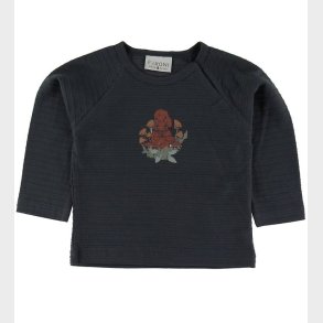 Fixoni Bluse - Charcoal m. Egern