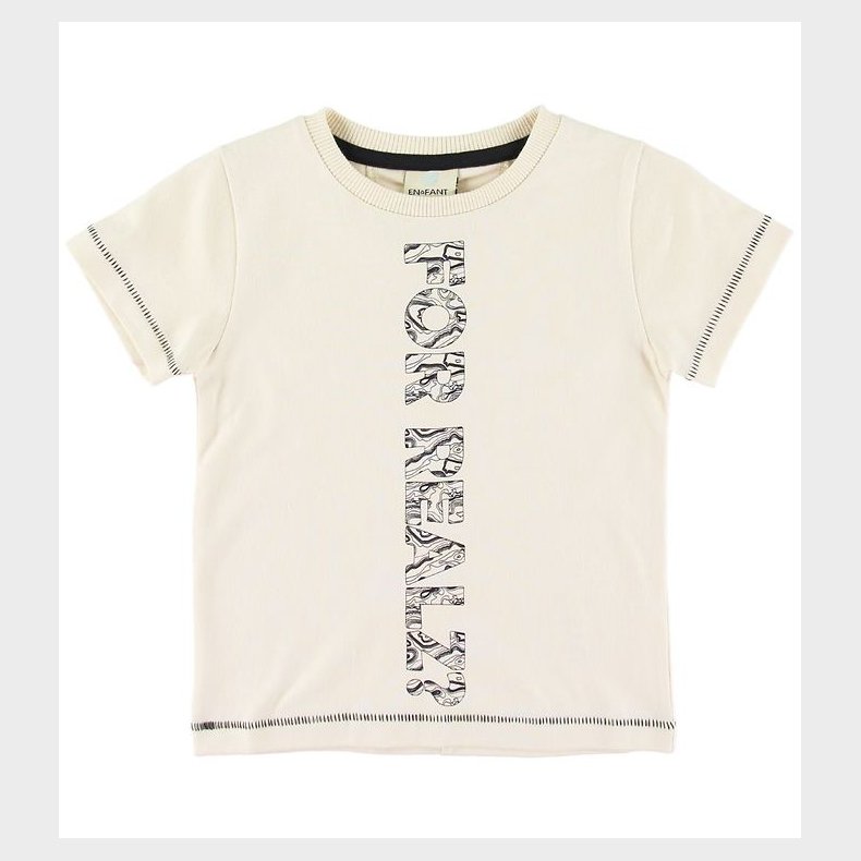 En Fant T-shirt - Cream m. Tekst