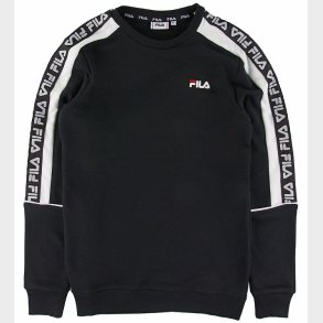 Fila Sweatshirt - Teom Crew - Sort/Hvid