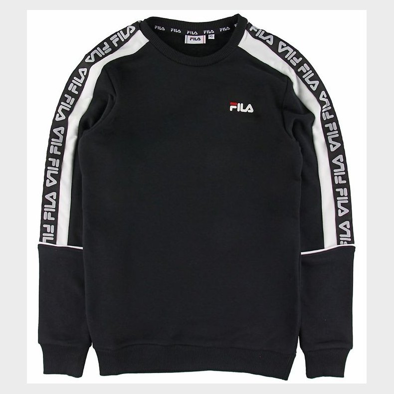 Fila Sweatshirt - Teom Crew - Sort/Hvid