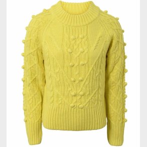 Hound Bluse - Strik - Lime m. Mnster