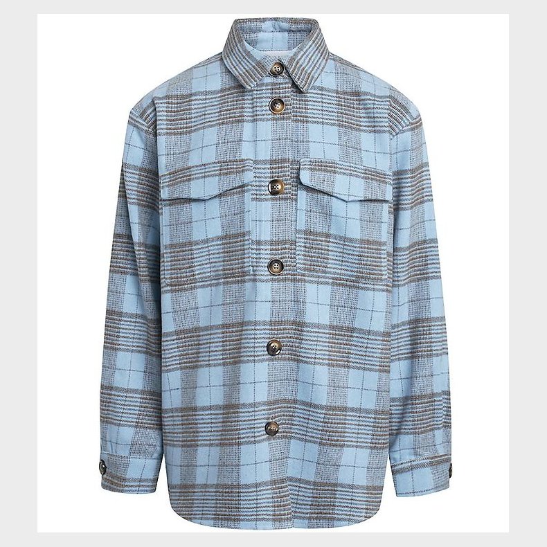 Grunt Skjorte - Nippy - Baby Blue m. Tern