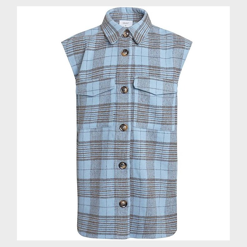 Grunt Vest - Nadya - Baby Blue m. Tern