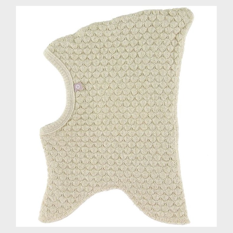 Smallstuff Elefanthue - Uld - 2-lags - Offwhite/Guld