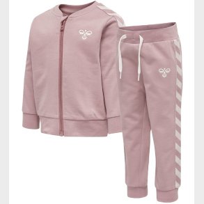 Hummel Sweats�t - HMLBille - Rosa m. Hvid