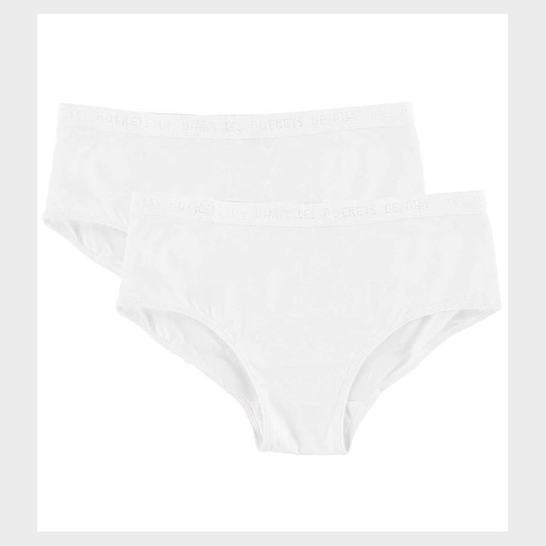 DIM Trusser - Mikrofiber - 2-pak - Hvid