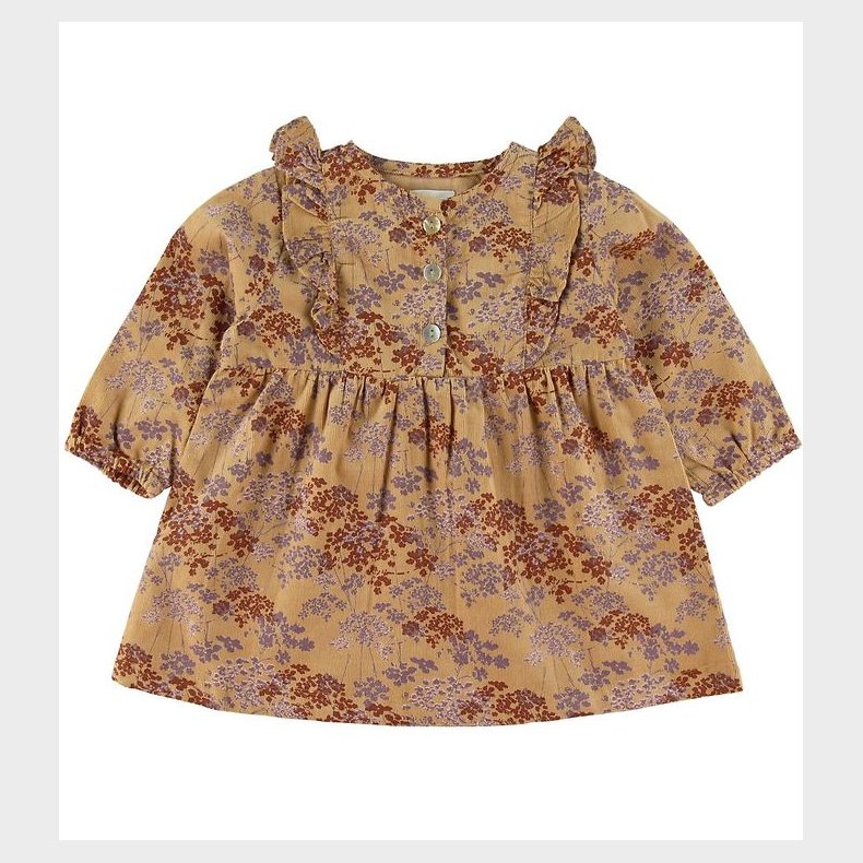 Mini A Ture Kjole - Fljl - Ama - Sweet Curry m. Blomster