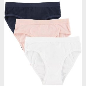 DIM Trusser - 3-pak - Hvid/Navy/Rosa