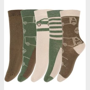 Minymo Str�mper - 5-pak - Cocoa Brown