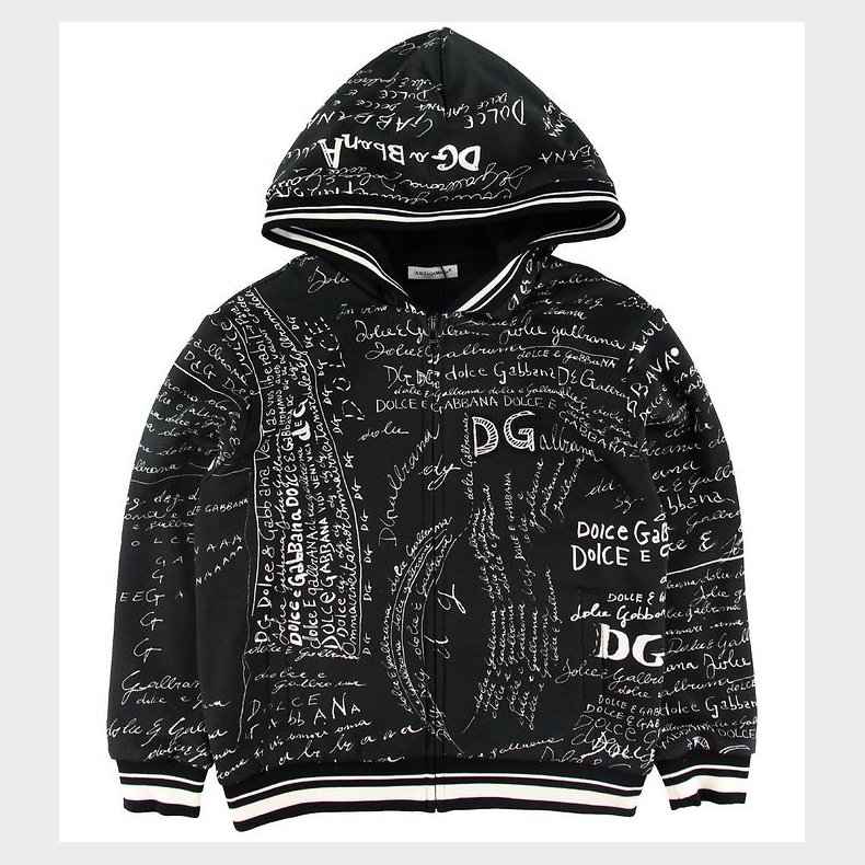 Dolce & Gabbana Cardigan - Back To School - Sort m. Skrift