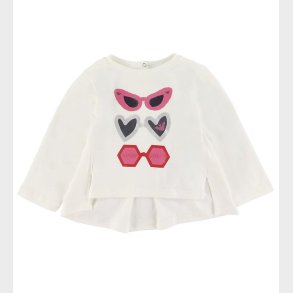 Emporio Armani Bluse - Hvid m. Print