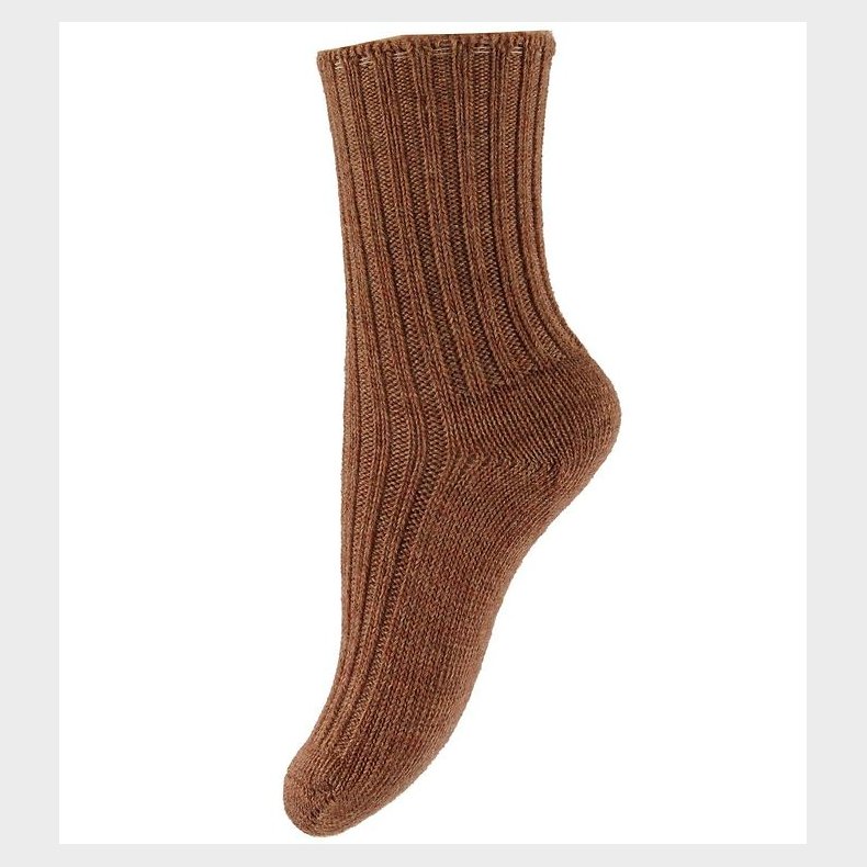 Joha Str�mper - Uld - Brun