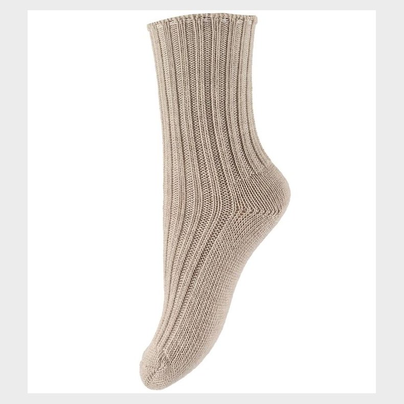 Joha Str�mper - Uld - Lys Beige