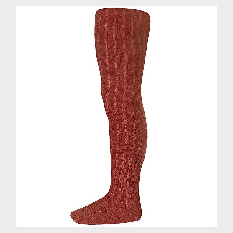 Condor Strmpebukser - Uld/Akryl - Rib - Murstensrd