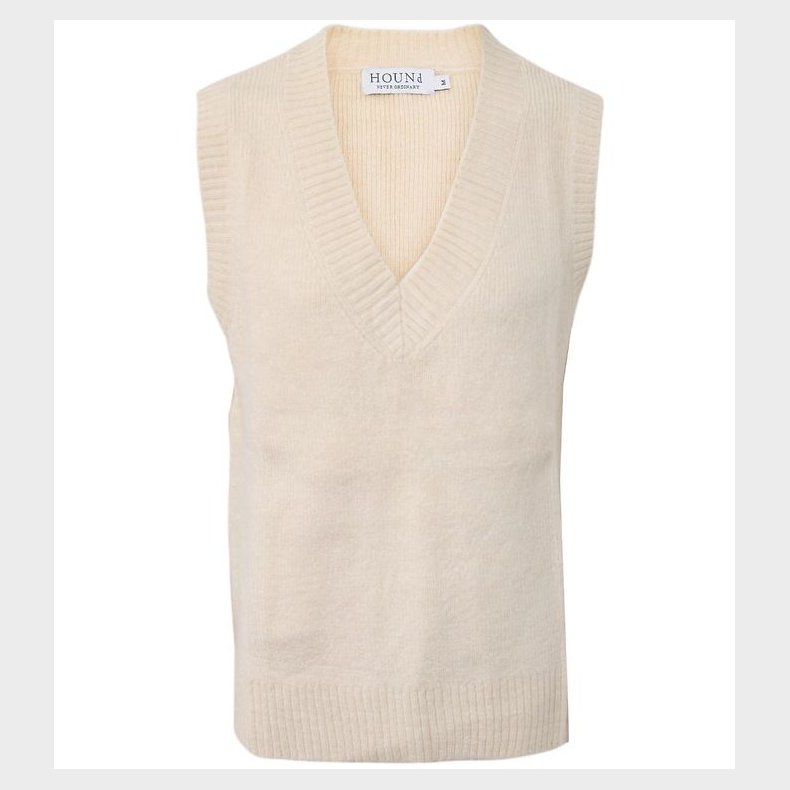 Hound Vest - Strik - Ecru