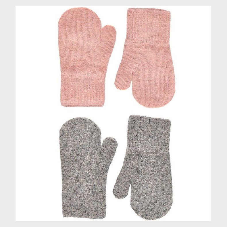 CeLaVi Luffer - Uld/Nylon - 2-pak - Misty Rose/Grmeleret