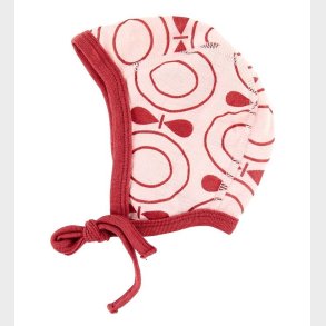 Katvig Babyhjelm - Uld - Rosa m. bler