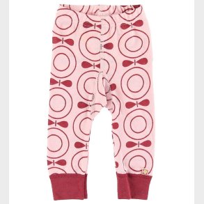 Katvig Leggings - Uld - Rosa m. bler