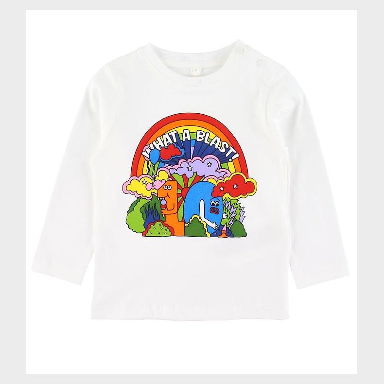 Stella McCartney Kids Bluse - What A Blast - Hvid