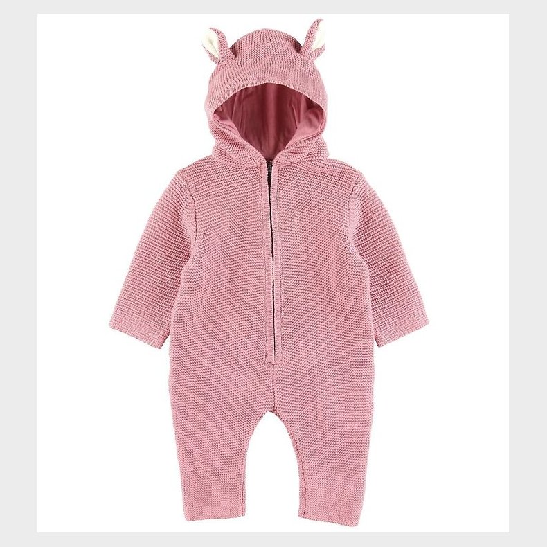 Stella McCartney Kids Heldragt - Uld/Bomuld - Horse - Rosa