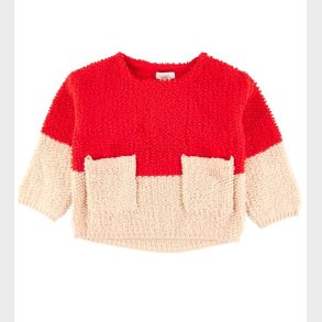 Stella McCartney Kids Striktrje - Uld - Loopie - Rd/Rosa
