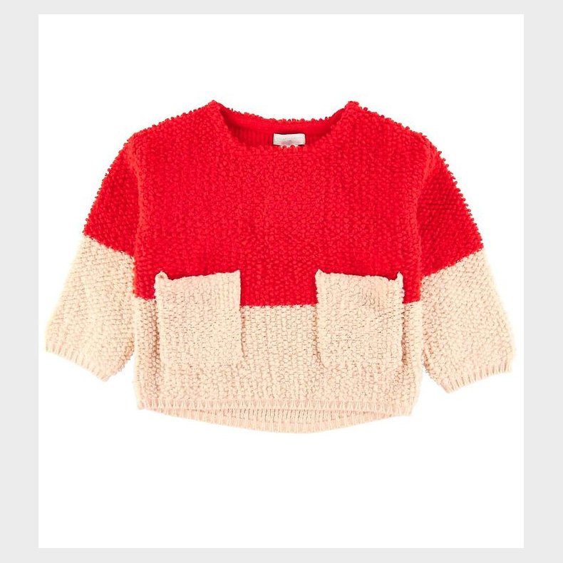 Stella McCartney Kids Striktrje - Uld - Loopie - Rd/Rosa