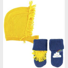 Stella McCartney Kids Luffer/Babyhjelm - Weather - Gul/Navy