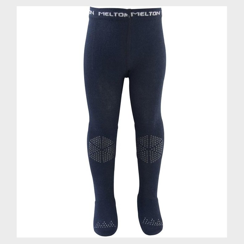 Melton Strmpebukser - Let's Go - Navy m. Antiskrid