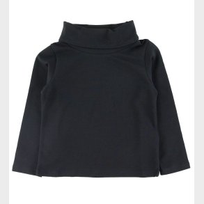 Emporio Armani Bluse m. Rullekrave - Sort