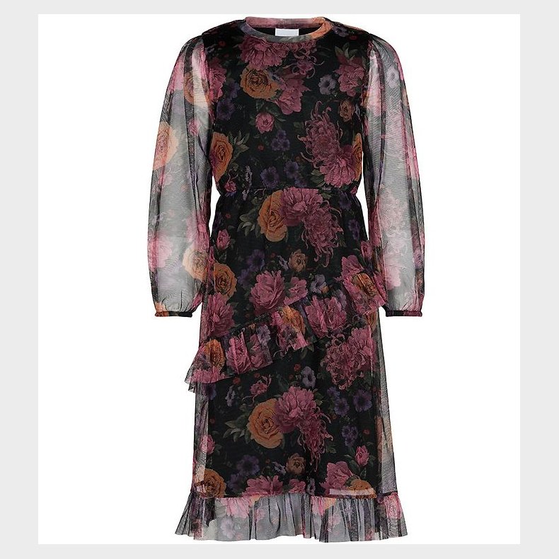 The New Tylkjole - Sevilay Mesh - Navy Blazer m. Blomster