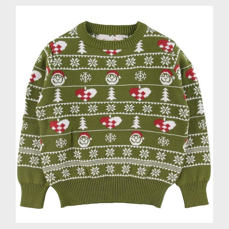 Jule-Sweaters Bluse - Den Stilede Julesweater - Grn