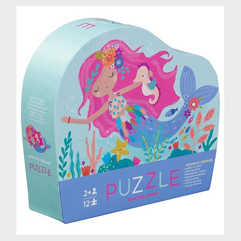 Crocodile Creek Puslespil - 12 Brikker - Mermaid Dreams