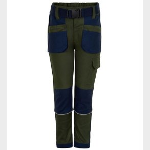 Minymo Arbejdsbukser - Grn/Navy