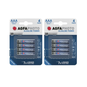Batterier Alkaline Platinium AAA 8 stk - AgfaPhoto