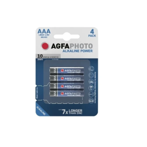 Batterier Alkaline Platinium AAA 4 stk - AgfaPhoto
