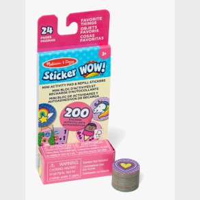 Melissa &  Doug Sticker WOW! Refillpakke Enhj�rning