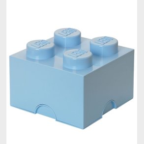 LEGO® Storage Opbevaringsboks - 4 Knopper - 25x25x18 - Lysebl�