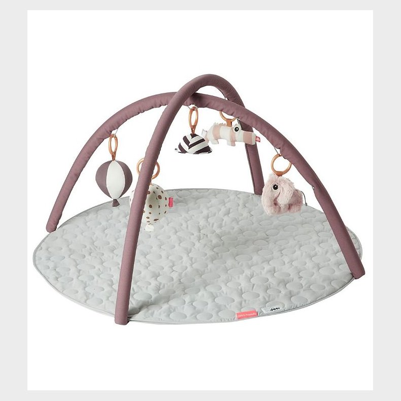 Done By Deer Aktivitetstppe - Quiltet - Mrk Rosa