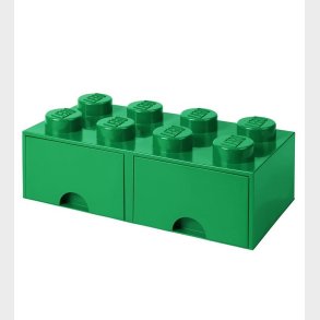 LEGO® Storage Opbevaringsskuffe - 8 Knopper - 50x25x18 - Gr�n
