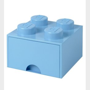 LEGO® Storage Opbevaringsskuffe - 4 Knopper - 25x25x18 - Lysebl�