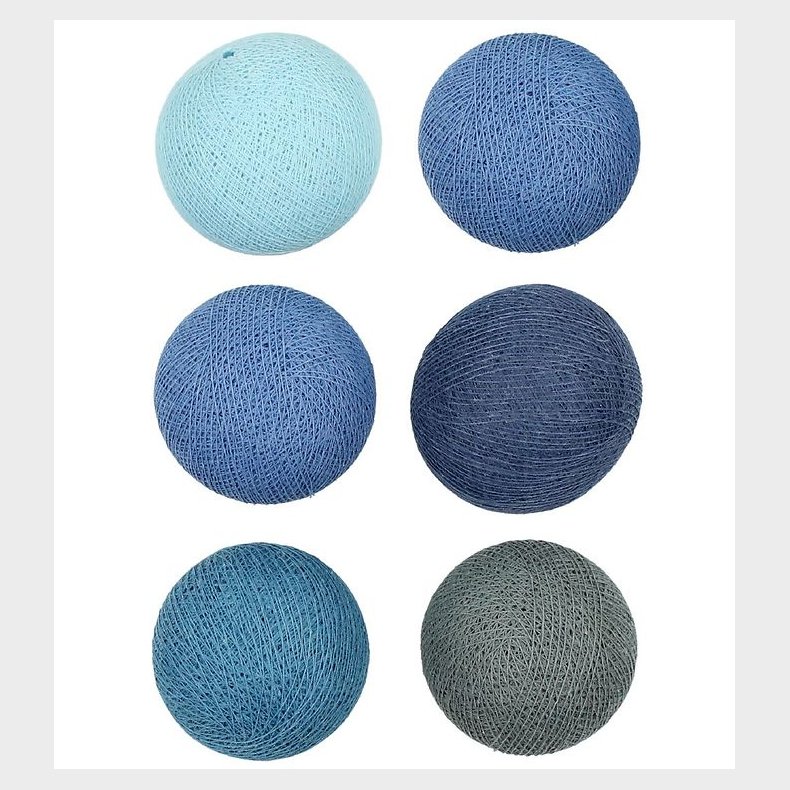 Iris Lights Lysk�de - 290 cm - 20 Lys - Ocean Blue