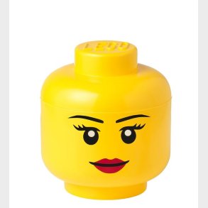 LEGO® Storage Opbevaringsboks - Lille - Hoved - 19 cm - Pige