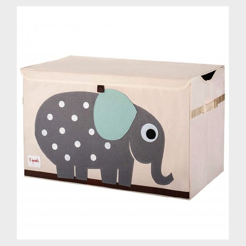 3 Sprouts Opbevaringskasse - 38x61x37 - Elefant