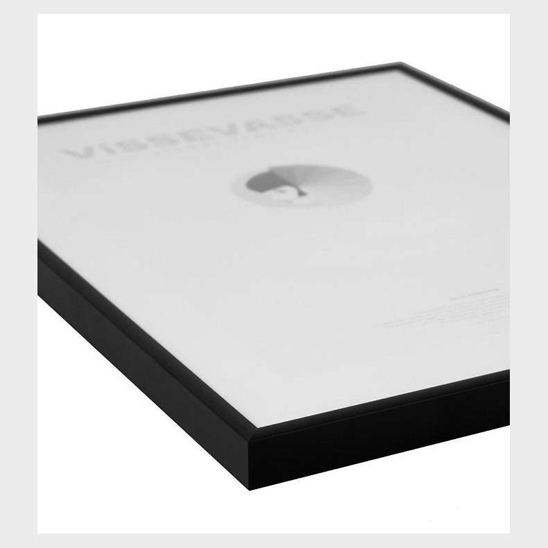 Vissevasse Ramme - 50x70 - Mat Sort