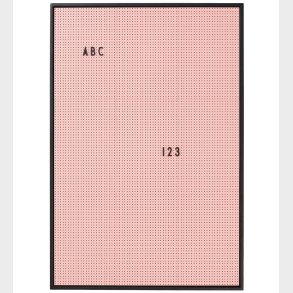 Design Letters Tavle - A2 - Pink