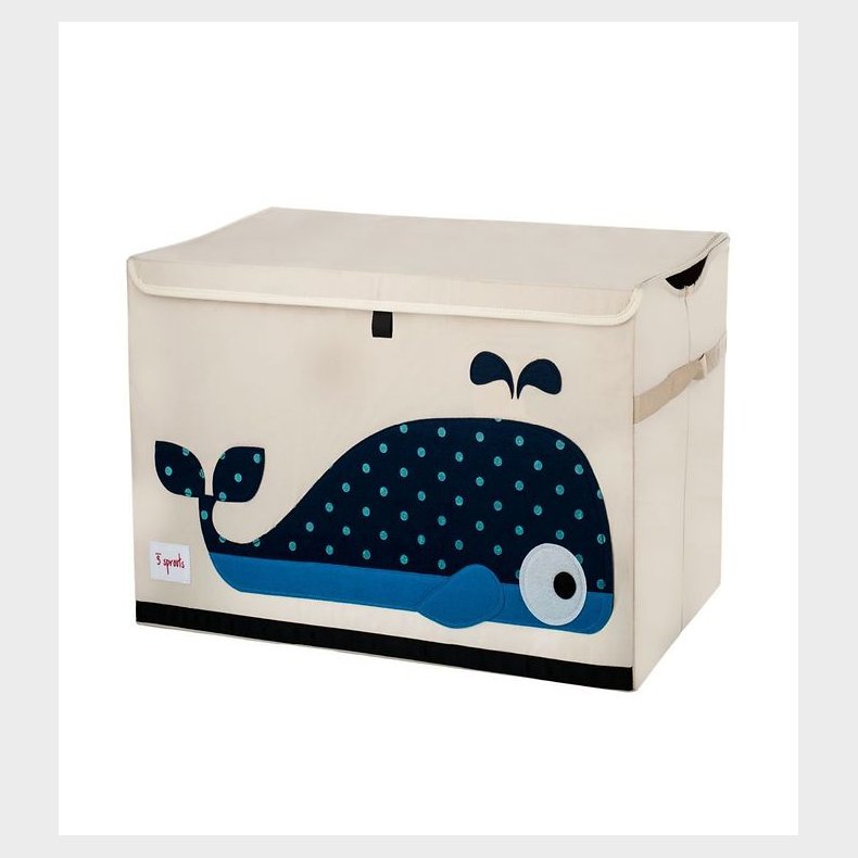 3 Sprouts Opbevaringkasse - 38x61x37 - Hval