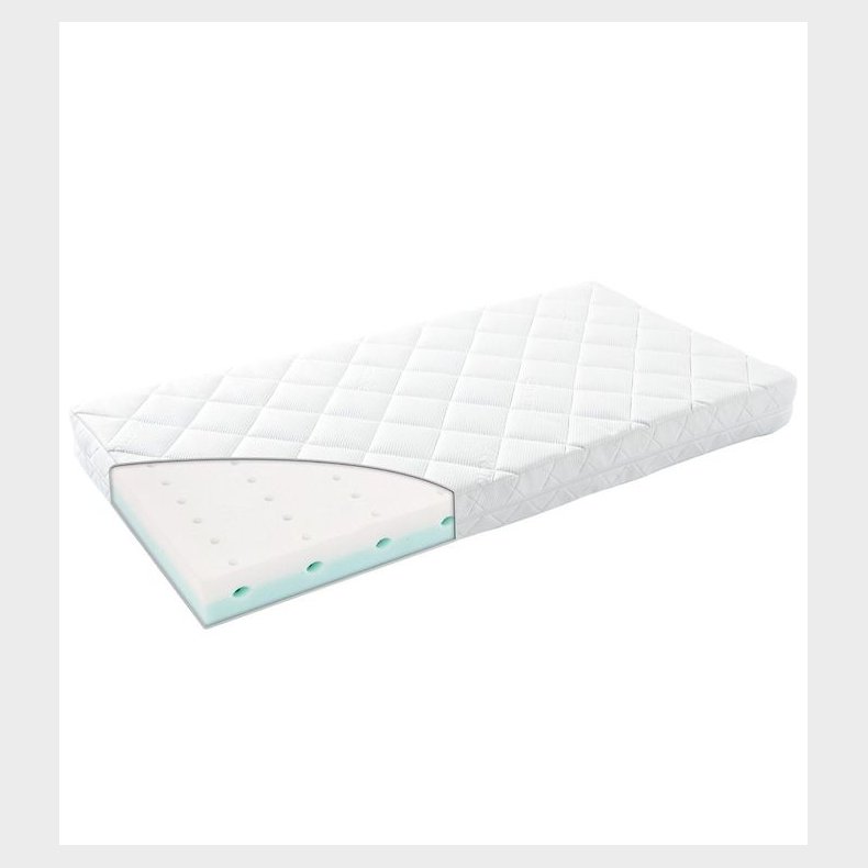 Leander Madras - Linea/Luna - Comfort - 120x60 cm - Hvid