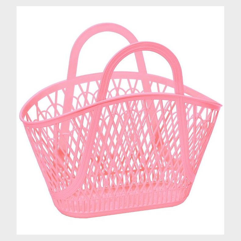 Sun Jellies Kurv - 46x39x20 cm - Betty - Bubblegum Pink
