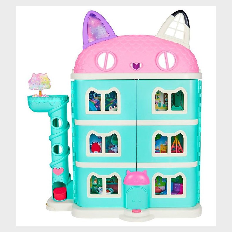 Gabby's Dollhouse Dukkehus m. Tilbehr - Purrfect Dollhouse